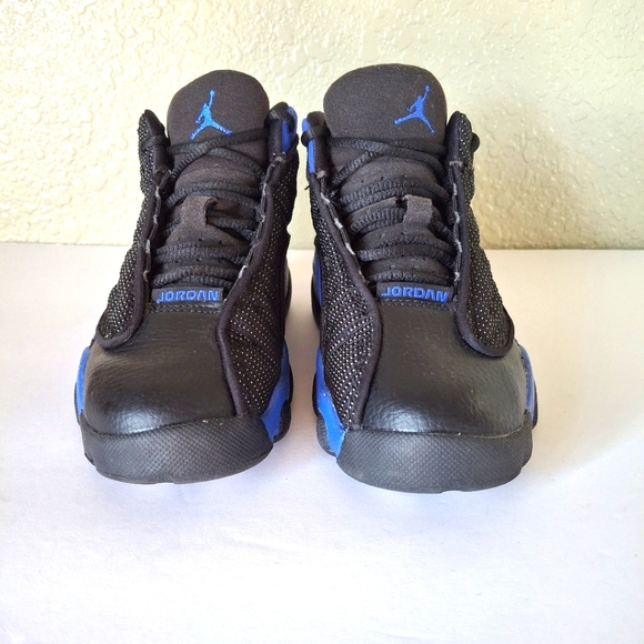Jordan 13 Retro Hyper Royal Blue &  Black Kids Collectible Sneakers 12C - Picture 5 of 11